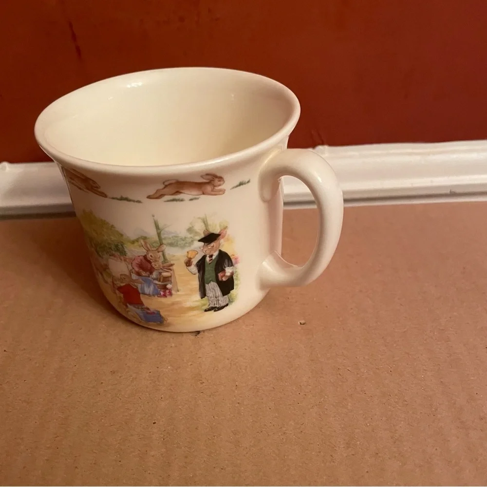 Vintage Royal Doulton “Bunnykins” Children's Double Handle Mug, 1988